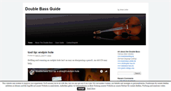Desktop Screenshot of doublebassguide.com